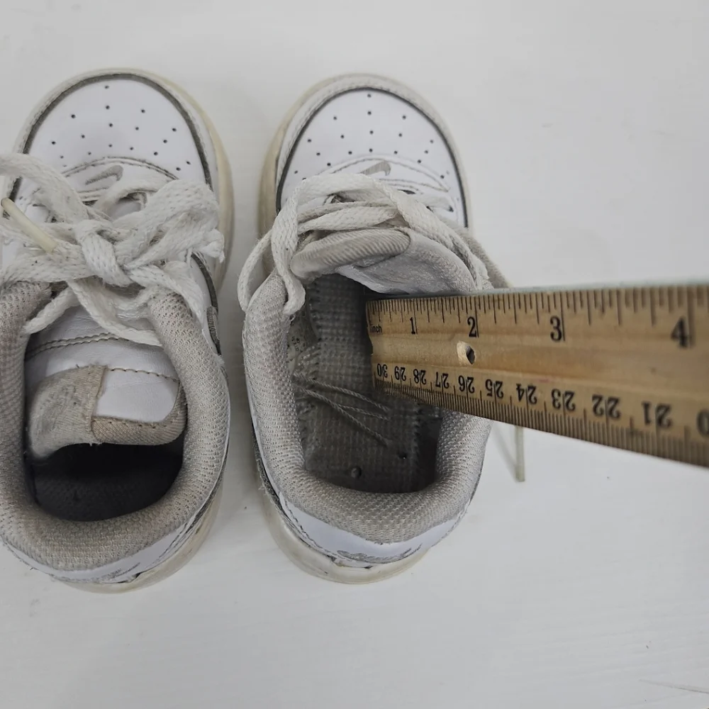 Nike Baby Boy's Nike Force 1( Infant/Toddler) White size 6 - Picture 11 of 12